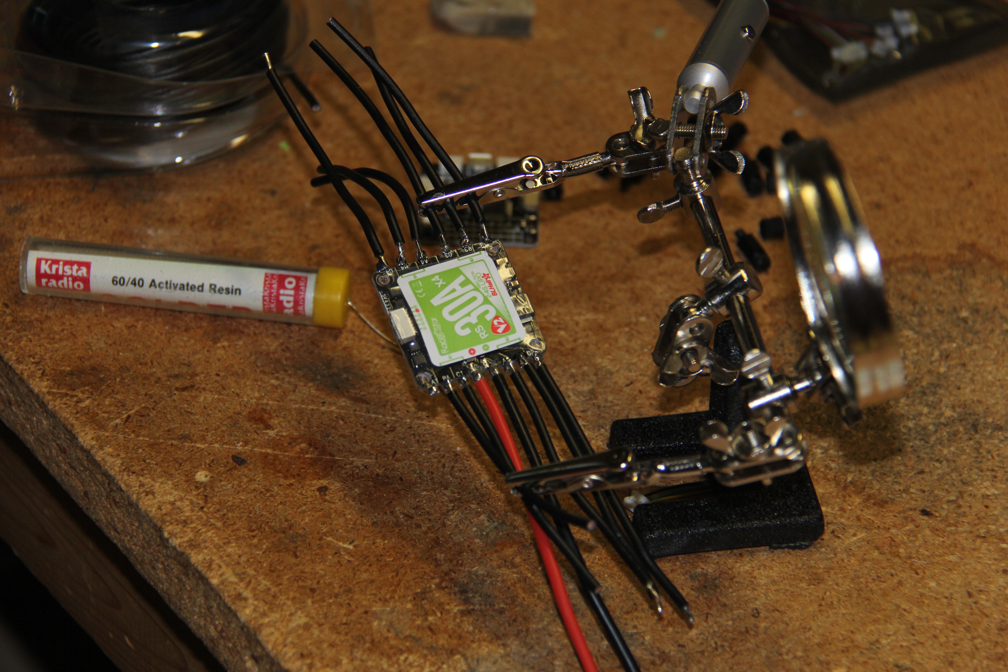 Adding extension wires to ESC